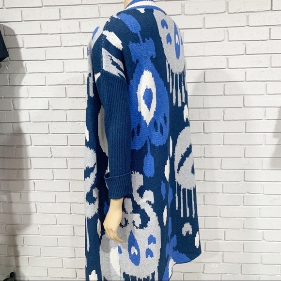 Vilagallo Women’s Stella Multicolor Mid-length Cardigan - Picture 3 of 9